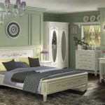 Beyaz barok yatak odası mobilyaları