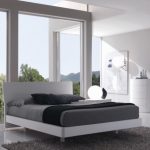 White furniture in the bedroom - modern