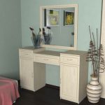White dressing table MDF with thumbs