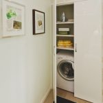 Malaking cabinet para sa washing machine