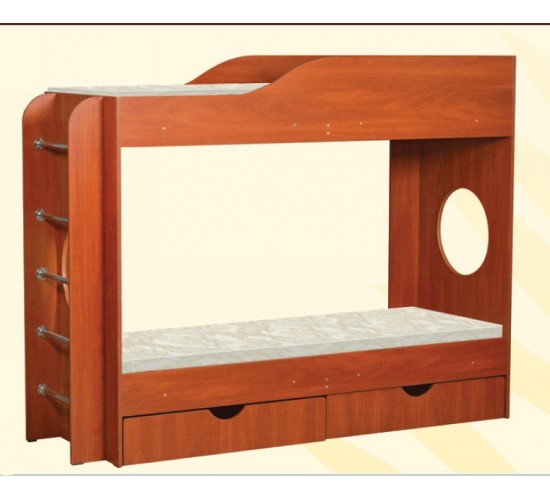Bunk bed Tandem with two drawers