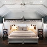 Bunk beds in the bedroom for a family with children