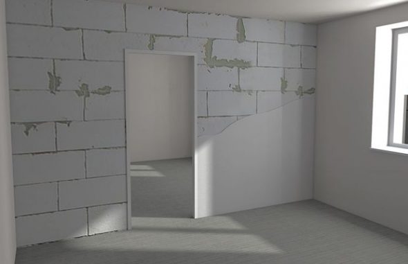 Plaster for internal partitions