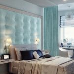 Piękny pokój z niezwykłym wzorem łóżka