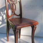 Beautiful chair with a carved back
