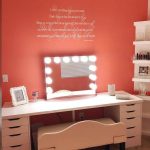 Small backlit mirror for dressing room