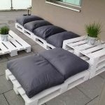 Outdoor furniture from pallets