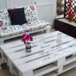 Furniture from pallets for a country house
