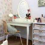 A small table for makeup in the style of Provence