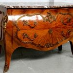 Original carved chest of drawers pear
