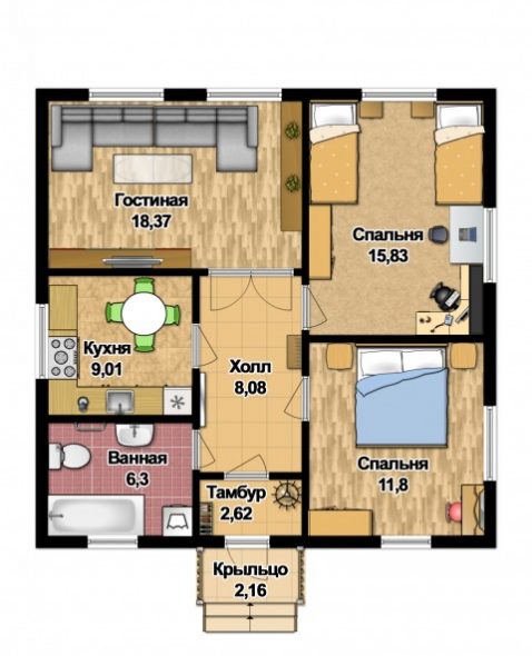 Plan de la maison