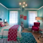 Luxury turquoise bedroom