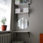Skandinávský interiér: to-it-yourself toaletní stolek