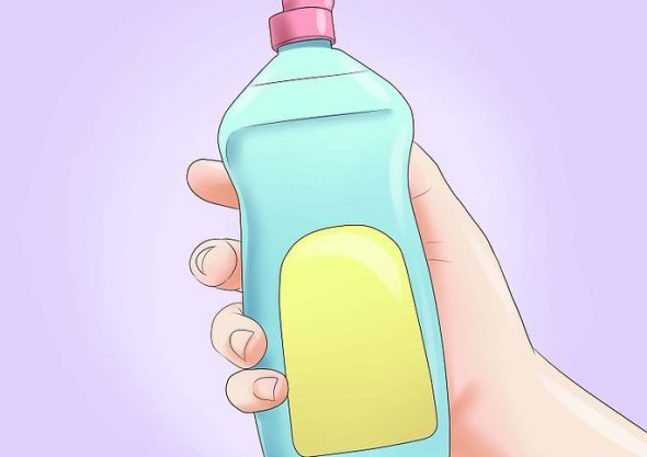 Dishwashing detergent for grease stains