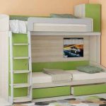 Comfortable and stylish bunk bed