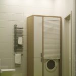 Vertical locker sa banyo