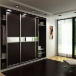 Built-in wardrobe in the lounge