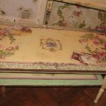 Victorian decoupage with lush bouquet