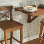 Wooden table and chairs for the kitchen