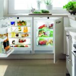 Refrigerator sa ilalim ng working surface