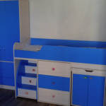 A set of furniture in the nursery