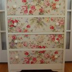 Beautiful bright chest of drawers with bright accents