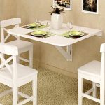 Small folding dining table
