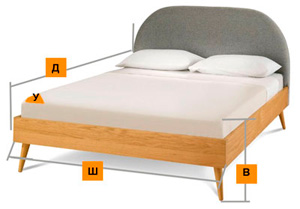Remove bed measurements
