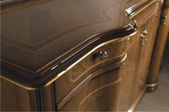 Polished furniture needs special care.