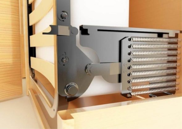 Opružni mehanizam za sklopivi krevet