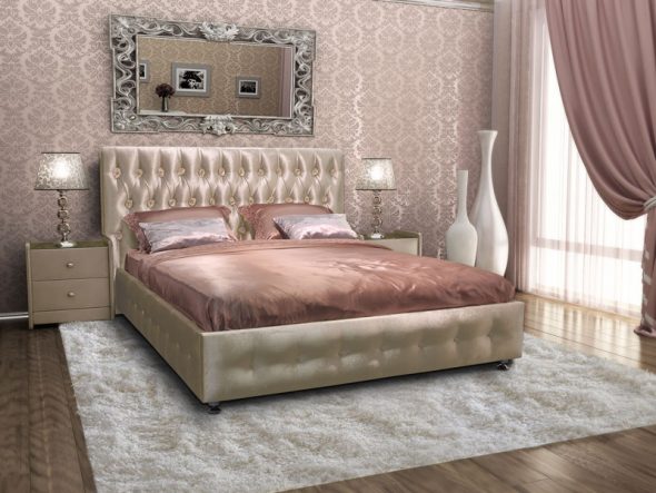 Romantic bed Francesca