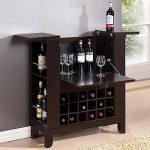 Bar cabinet for wine and other drinks