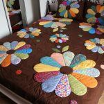 Camomile Quilted Patchwork Bedspread