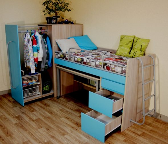 Comfortable and functional loft bed