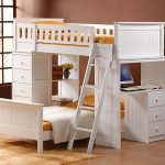 Gorgeous bunk bed with table and bedside table