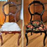 Chair decoration with fabric