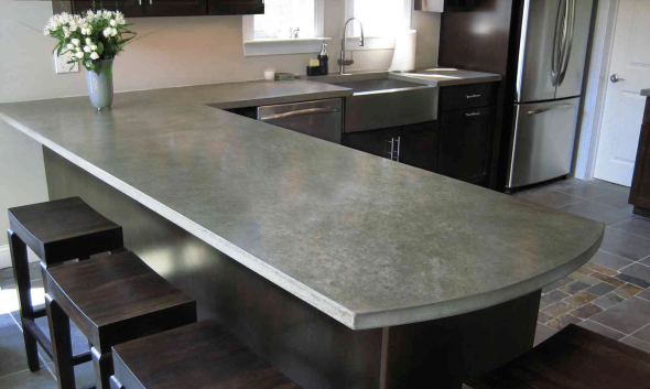 Concrete countertop