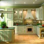 Kitchen decor in olive color do it yourself