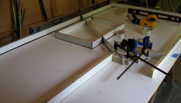 Pour la fabrication de comptoirs en béton