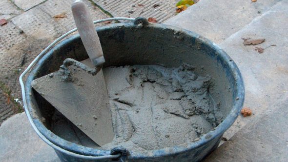 To fill the countertop, you can use ready-mix