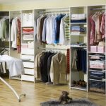Wardrobe for adult and children's clothing