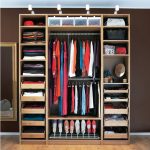 Cloakroom with open drawers