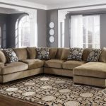 Klasikong sulok sofa sand color