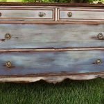 Chest, painted antique with their own hands