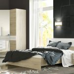 Cabinet bedroom furniture with corner wardrobe