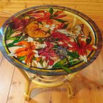 Beautiful painted table do it yourself
