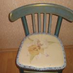 Beautiful Viennese chair with decor