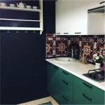 Dapur selepas lukisan dalam warna baru