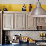 Provence style kitchen, dyed by aging