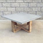 Square concrete table do it yourself